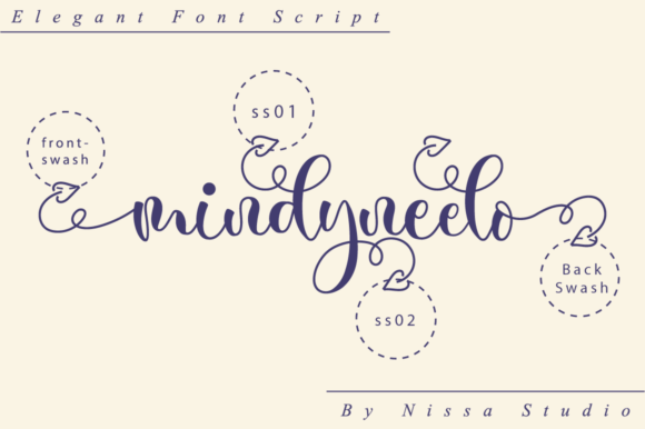 Mindyneelo Font Poster 6