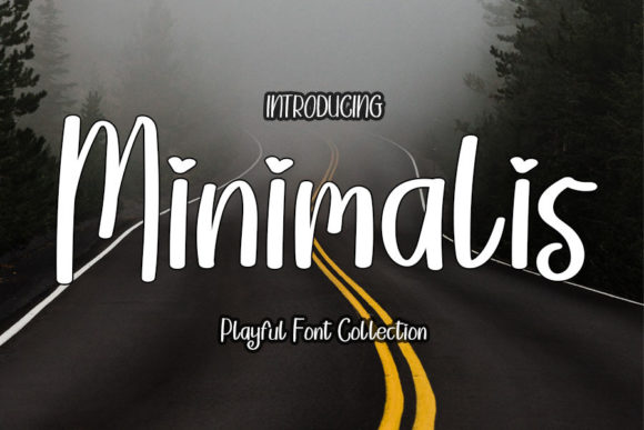 Minimalis Font Poster 1