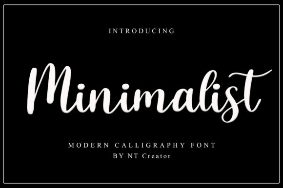 Minimalist Font