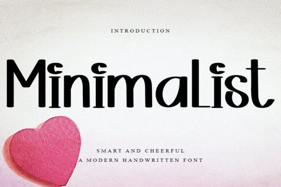 Minimalist Font Poster 1