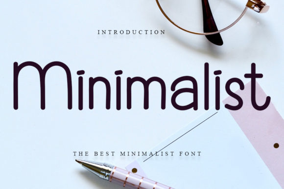 Minimalist Font Poster 1