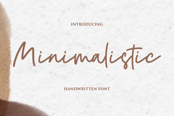 Minimalistic Font Minimalistic Font Poster 1