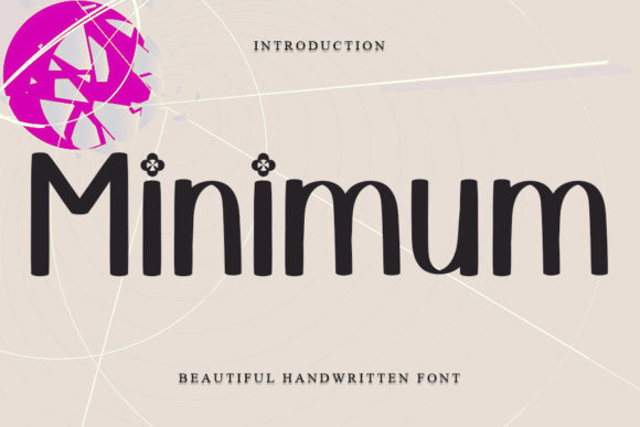 Minimum Font Poster 1