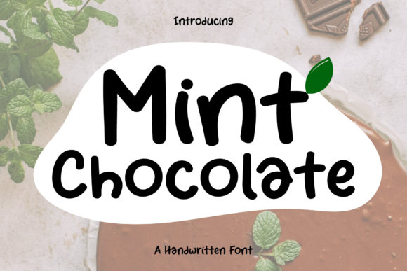 Mint Chocolate Font Poster 1
