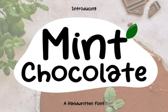 Mint Chocolate Font Mint Chocolate Font Poster 1