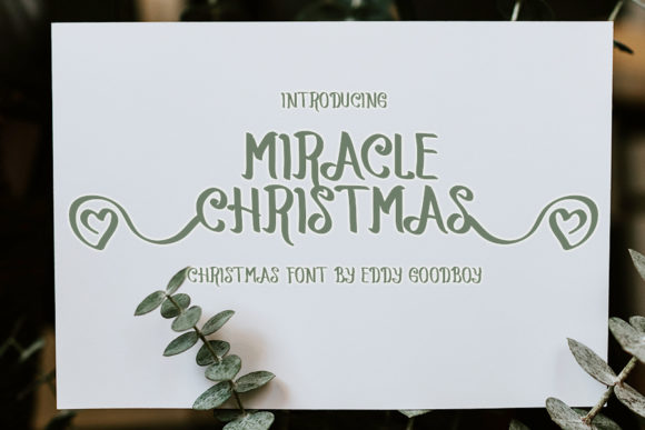 Miracle Christmas Font Poster 1