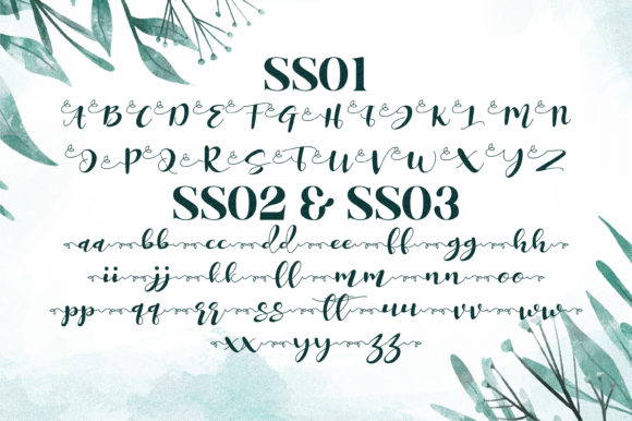 Miracle Nature Font Poster 14