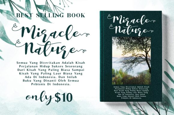 Miracle Nature Font Poster 3