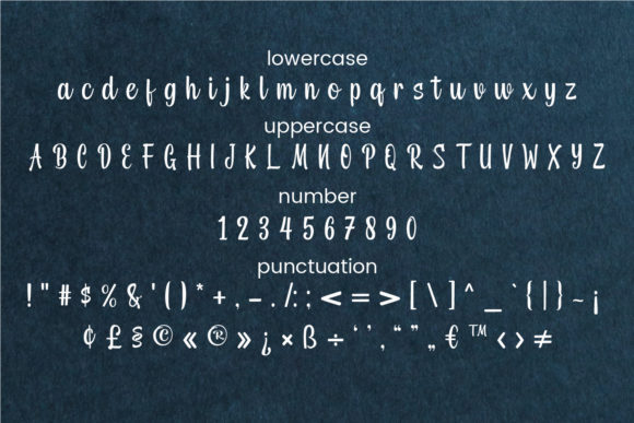 Miradila Font Poster 9