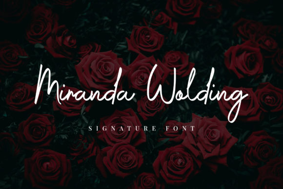 Miranda Wolding Font Poster 2