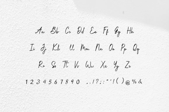 Miranda Wolding Font Poster 4