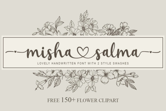 Misha Salma Font Poster 1