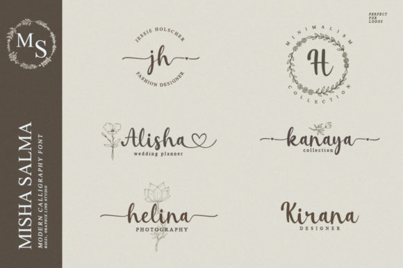 Misha Salma Font Poster 7