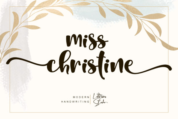 Miss Christine Font Poster 1