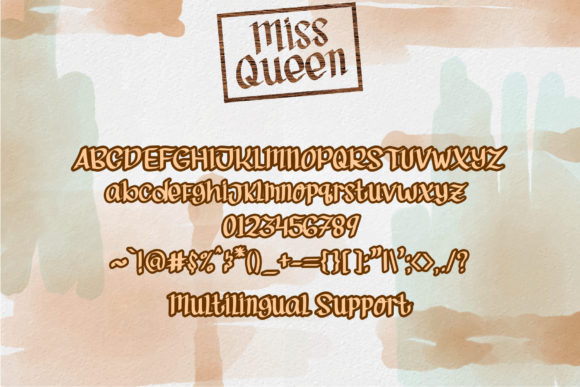 Miss Queen Font Poster 7