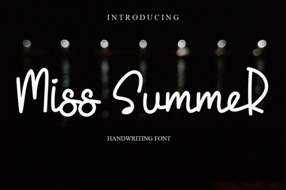 Miss Summer Font Poster 1