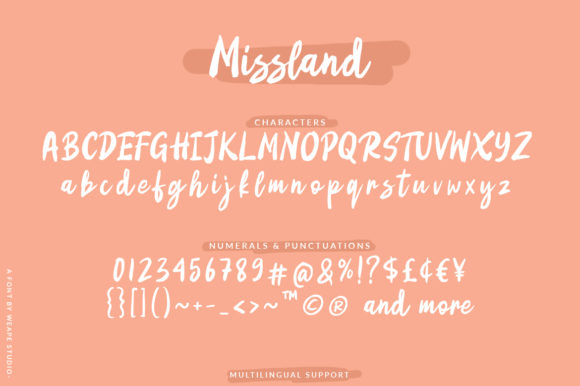 Missland Font Poster 5