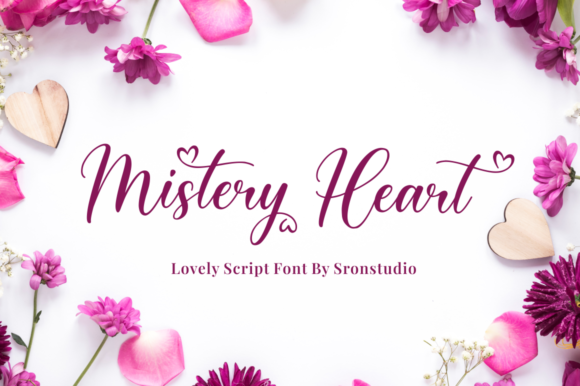 Mistery Heart Font Poster 1