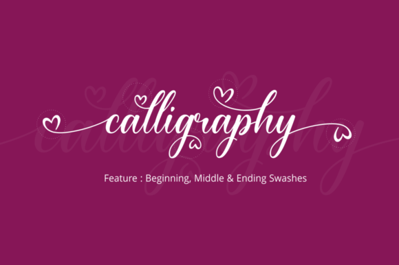Mistery Heart Font Poster 3