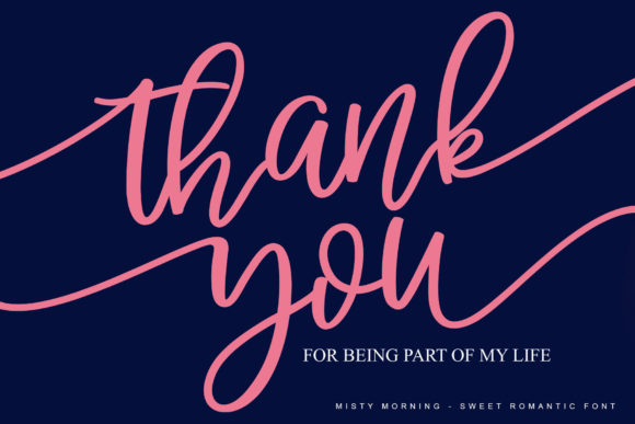 Misty Morning Font Poster 11