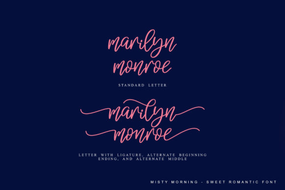 Misty Morning Font Poster 9