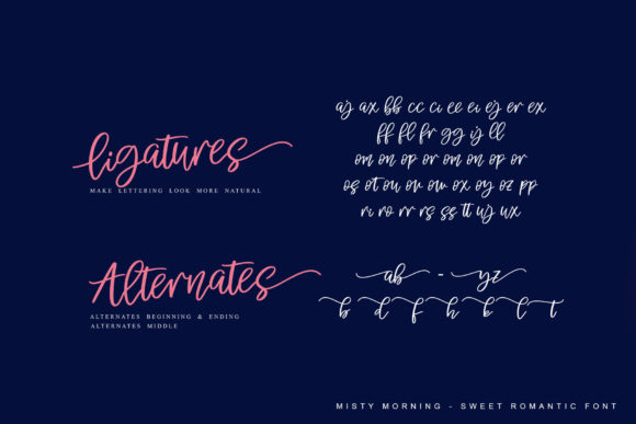 Misty Morning Font Poster 10