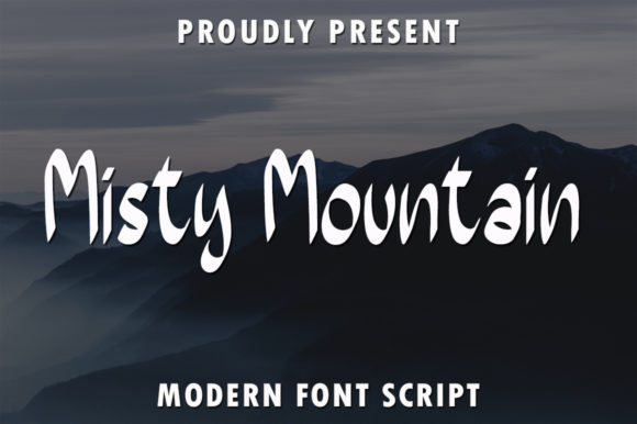 Misty Mountain Font Poster 1