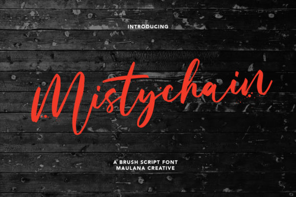 Mistychain Font Poster 1