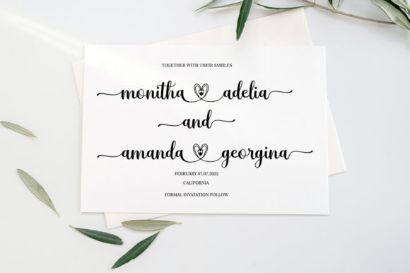 Mitha Adelle Font Poster 3