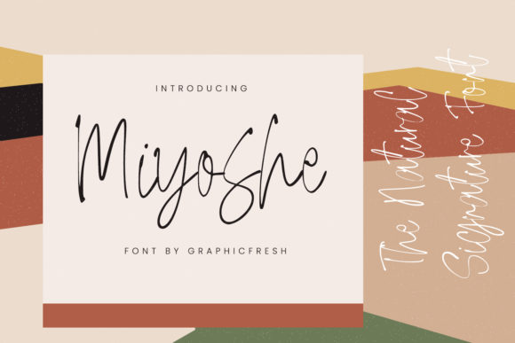 Miyoshe Font Poster 1