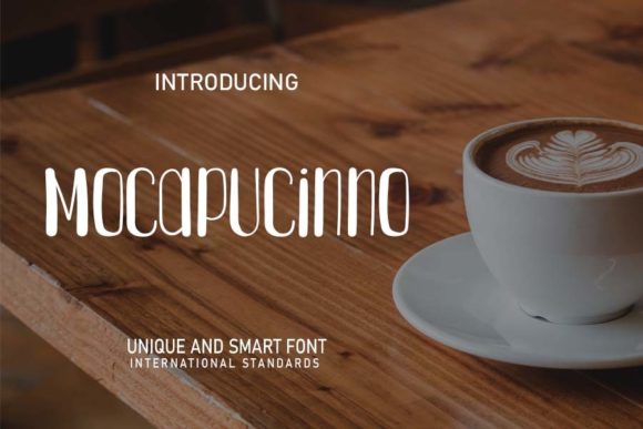 Mocapucinno Font Poster 1