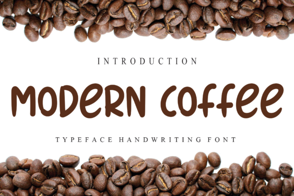 Modern Coffee Font Poster 1