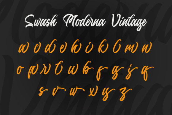 Moderna Vintage Font Poster 7