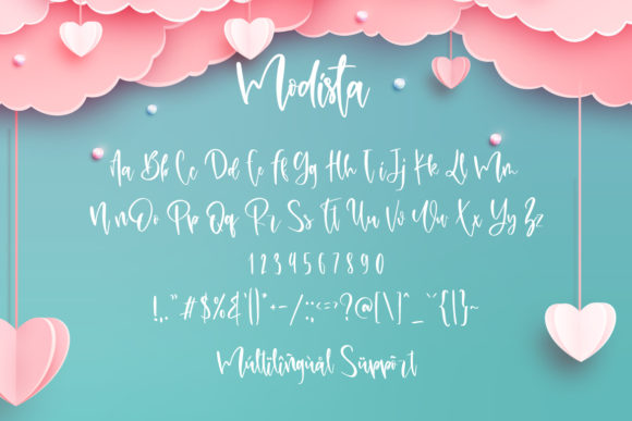 Modista Font Poster 7