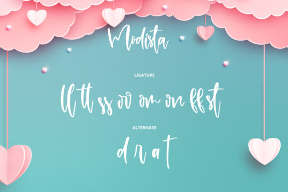 Modista Font Poster 8