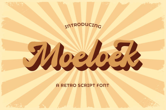 Moeloek Font Poster 1