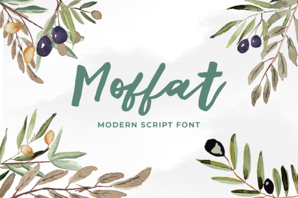 Moffat Font Poster 1