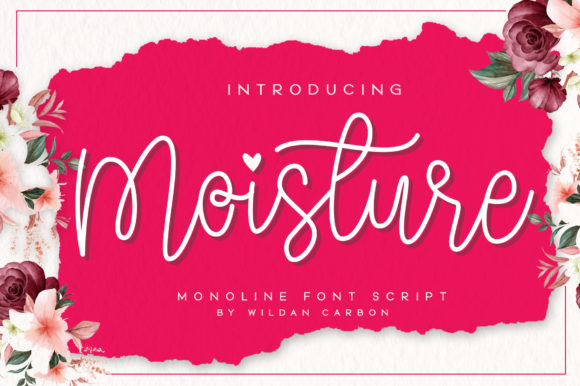 Moisture Font Poster 1