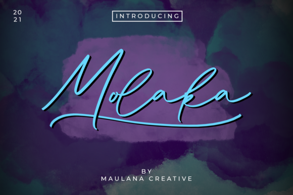 Molaka Font Poster 1