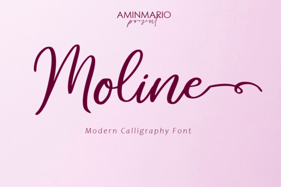 Moline Font Poster 1