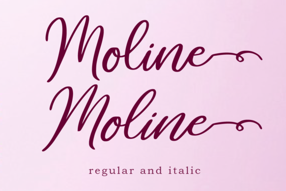 Moline Font Poster 10