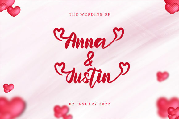 Momentum Valentine Font Poster 3