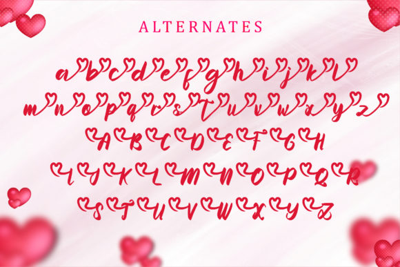 Momentum Valentine Font Poster 6