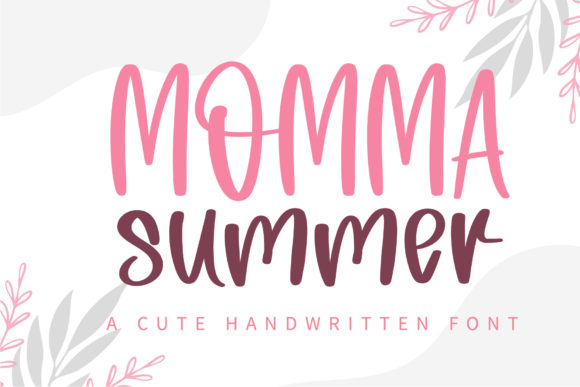 Momma Summer Font Poster 1