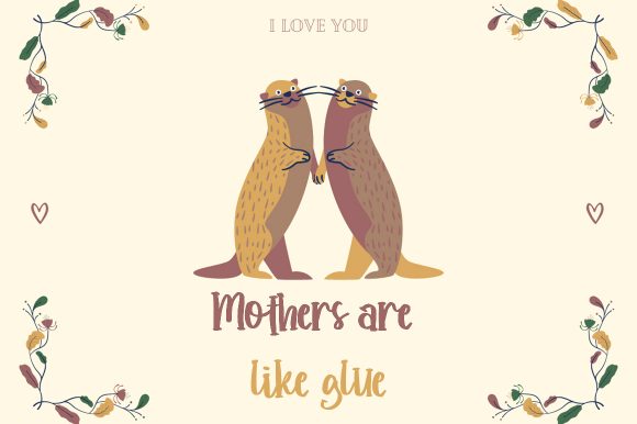 Moms Story Font Poster 3