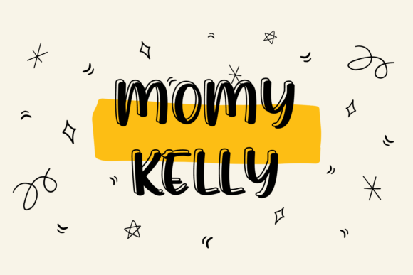 Momy Kelly Font Poster 1