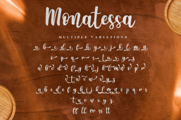 Monatessa Font Poster 14