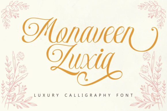 Monaveen Luxia Font Poster 1