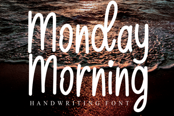 Monday Morning Font Monday Morning Font Poster 1
