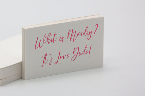 Mondayslove Font Poster 3